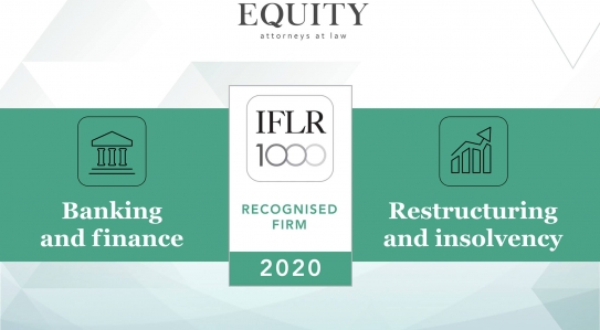 EQUITY is among the leading law firms according IFLR 1000 2020