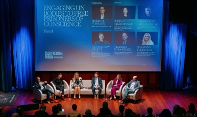 Hanna Yudkivska participated in the Oslo Freedom Forum