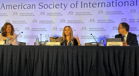 Ганна Юдківська взяла участь у Щорічній зустрічі Американського товариства міжнародного права ASIL