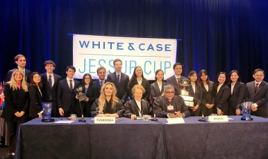Hanna Yudkivska acted as one of the three judges of the Jessup Moot Court Competition final
