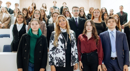 Hanna Yudkivska and students of the Institute of International Relations, Taras Shevchenko National University of Kyiv, discussed the future of human rights Amid Emerging Global Threats