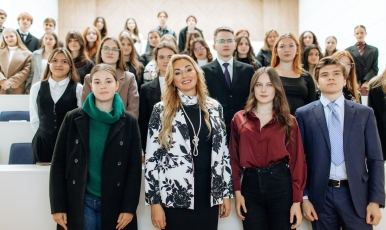 Ганна Юдківська разом із студентами ІМВ КНУ обговорили майбутнє прав людини в світі нових загроз