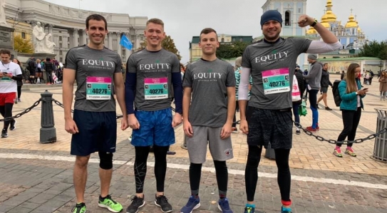 EQUITY взяла участь у ювілейному Wizz Air Kyiv City Marathon