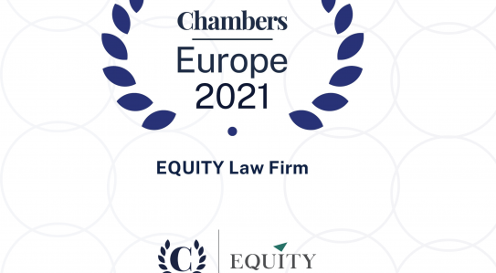 EQUITY Law Firm is ranked in Chambers and Partners 2021!